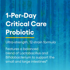 Nutrition facts panel of Natural Factors probiotic