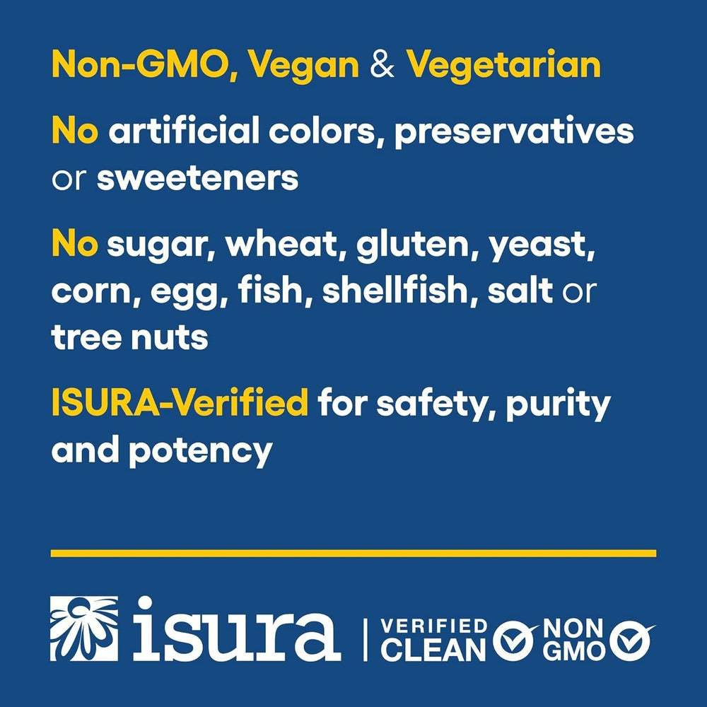 Allergen-free label on Natural Factors Probiotic product