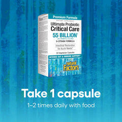 Ingredients and probiotic strains of Natural Factors Ultimate Probiotic