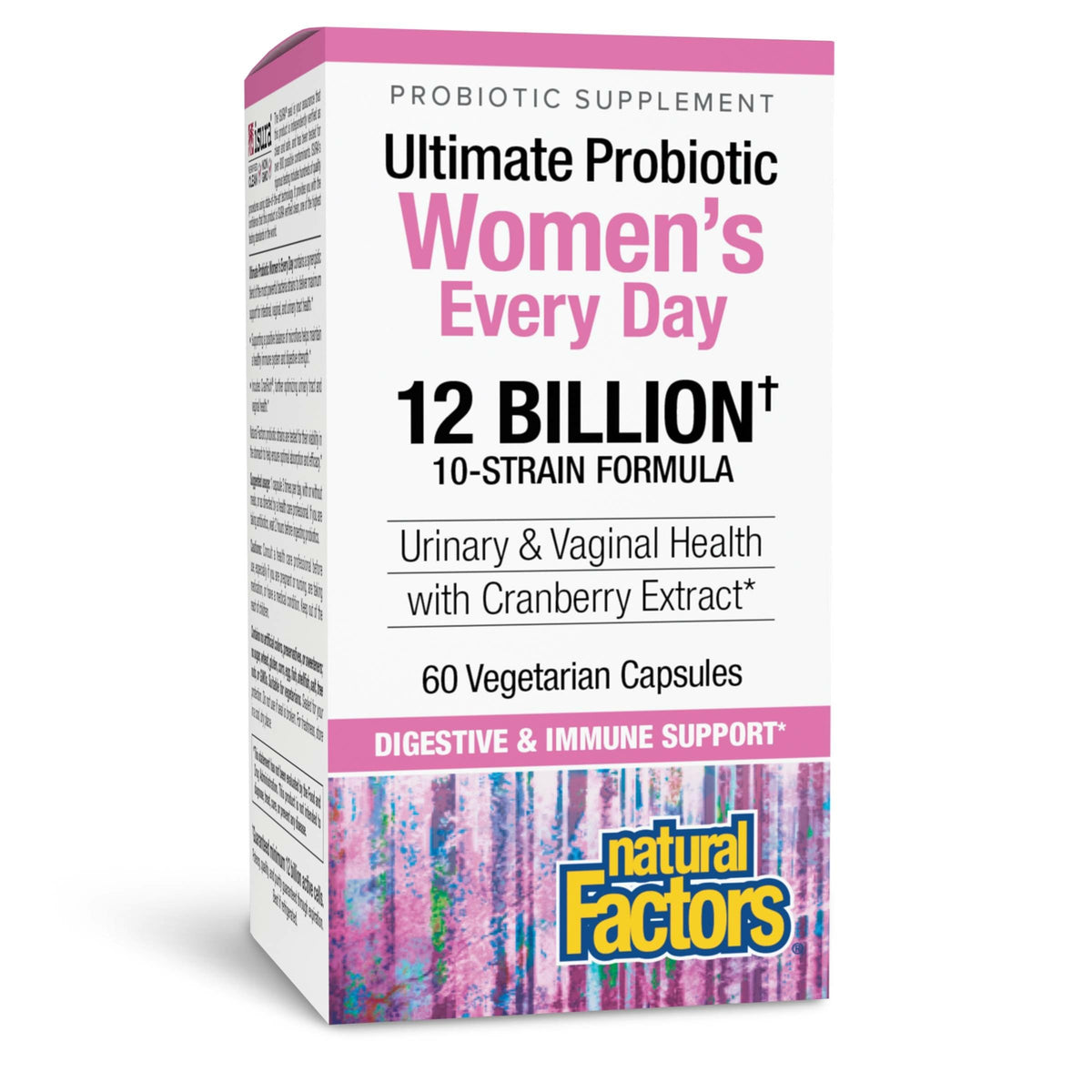 Natural Factors Ultimate Probiotic Women's Everyday bottle on white background