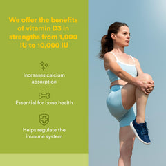 Front-pack shot of Natural Factors Vegan Vitamin D3 bottle