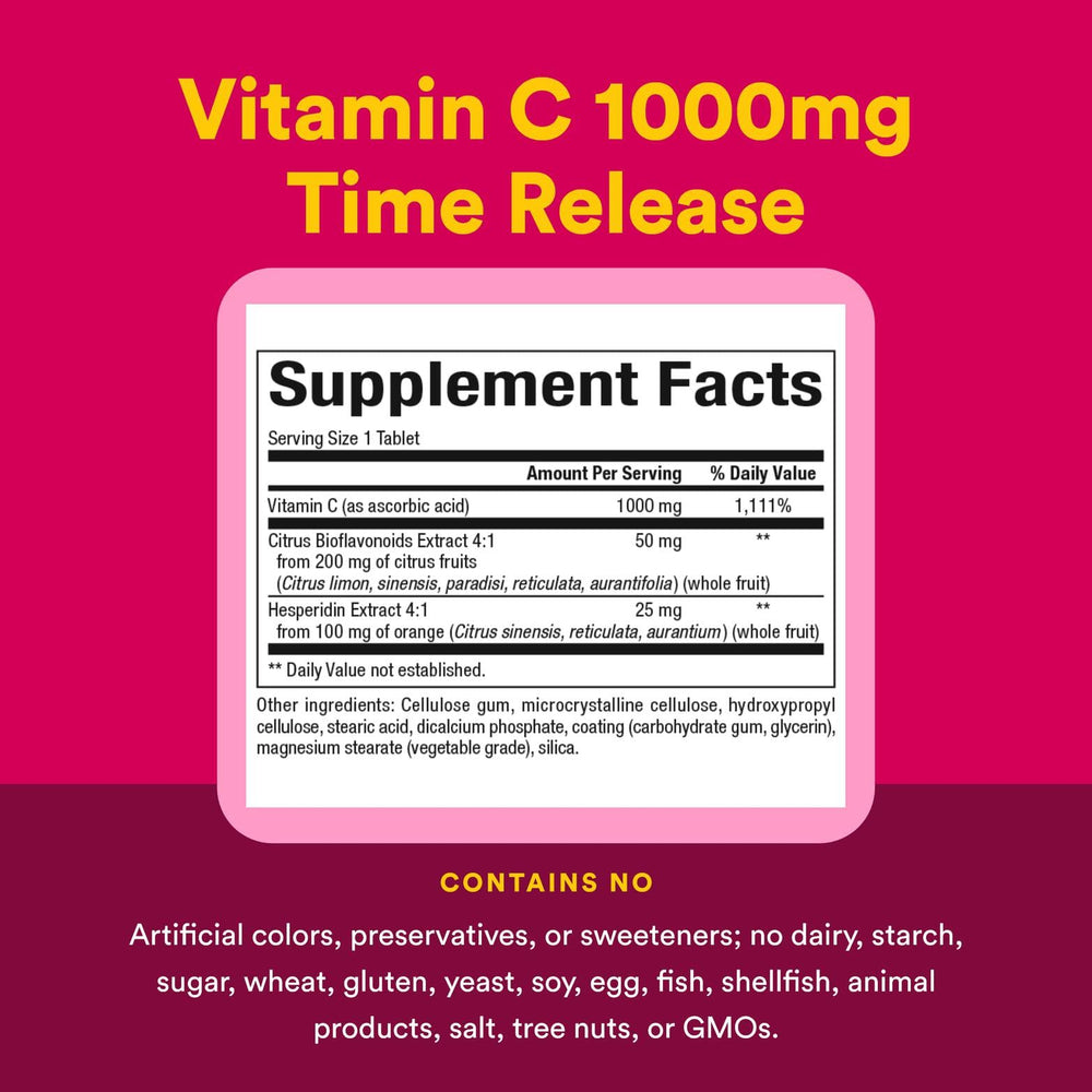 Citrus bioflavonoids, rutin, and rosehips ingredients