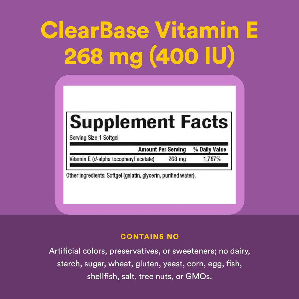 Organic, non-GMO Vitamin E sources illustration
