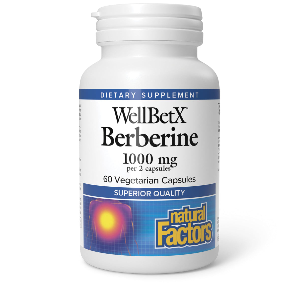 Natural Factors WellBetX Berberine bottle front view