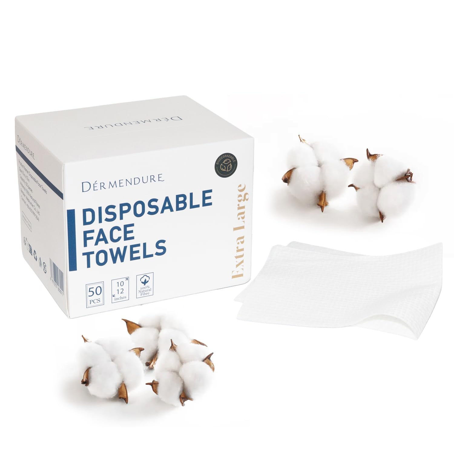 Disposable Face Towels packaging shows eco-friendly design for home or travel use.