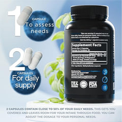 Label highlighting 200 mg elemental magnesium per serving