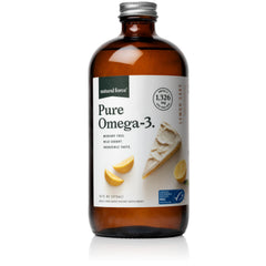 Natural Force Pure Omega-3 lemon bottle for easy, flavorful omega-3 intake