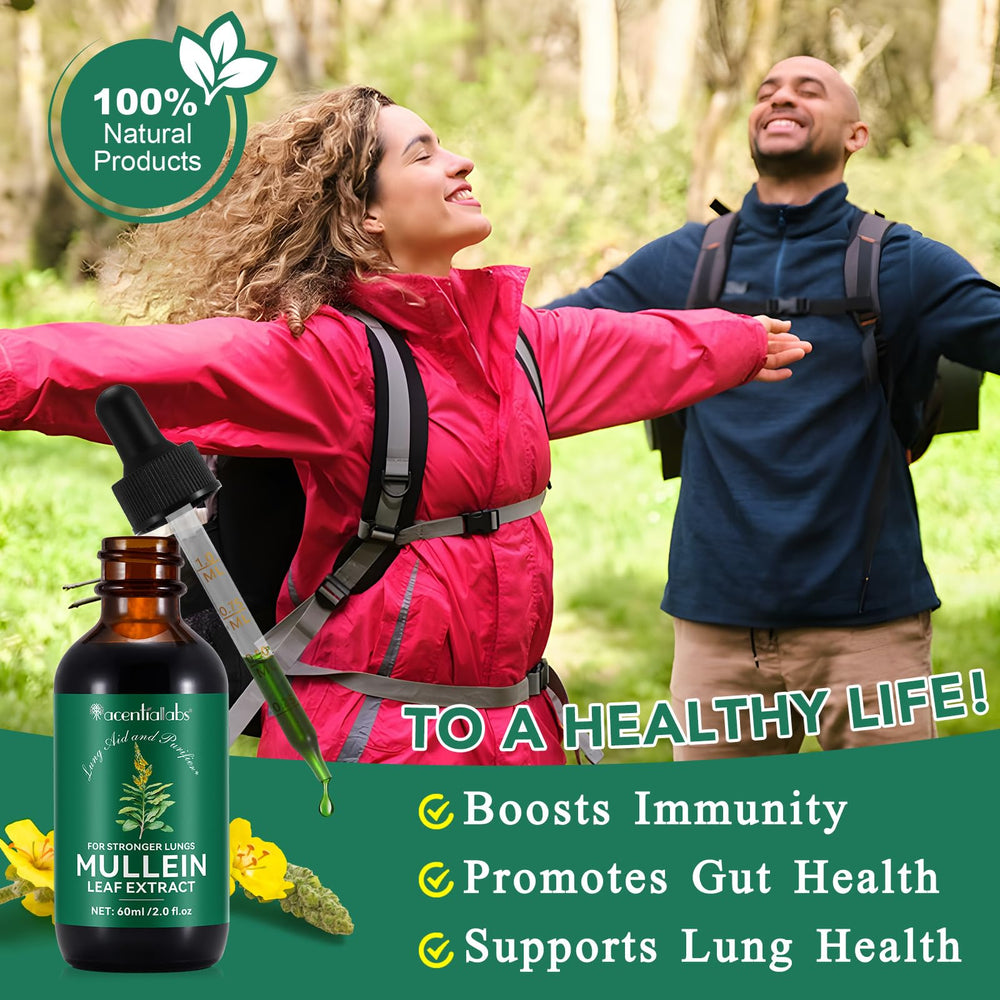 Natural formulas for mullein drops