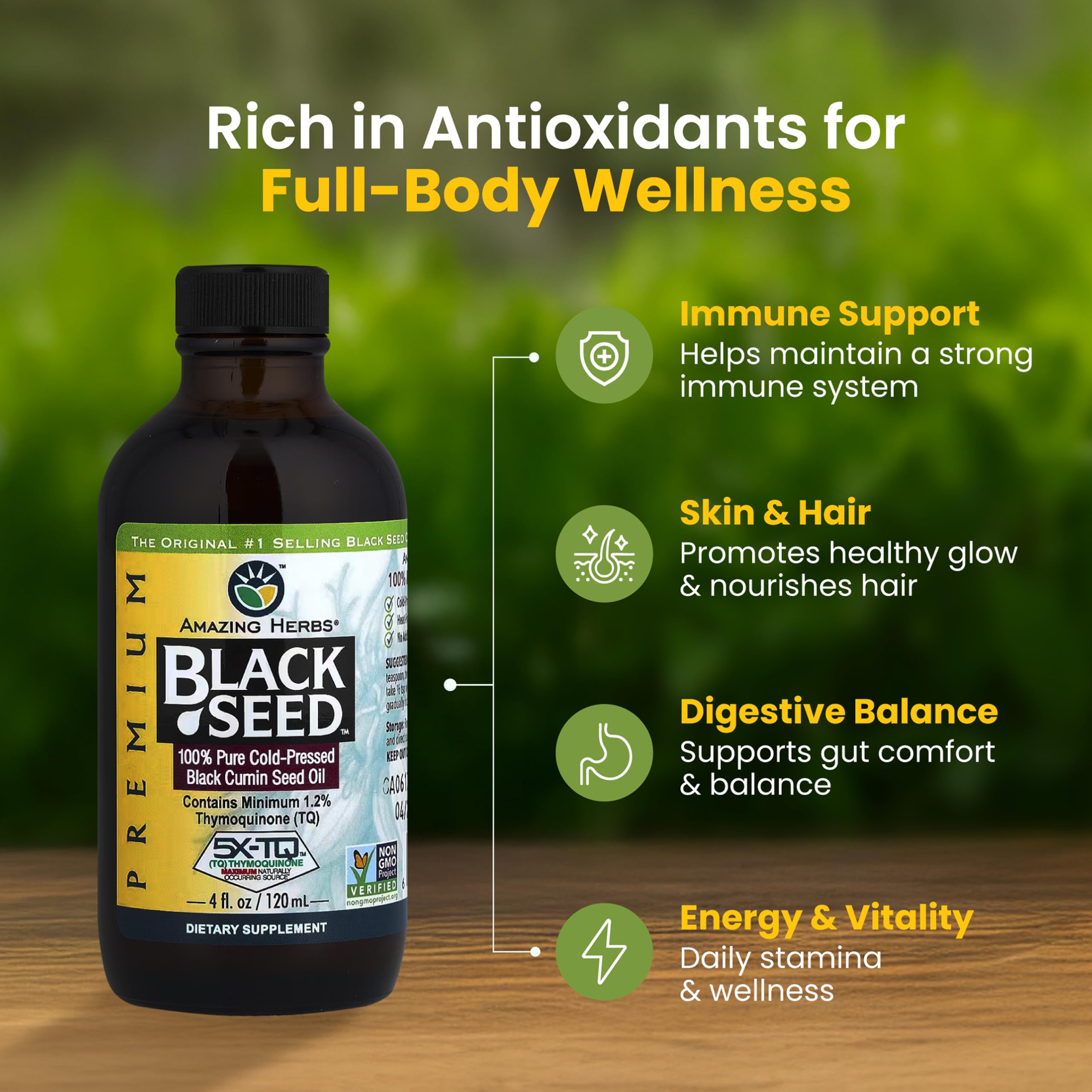 Brain function and joint health benefits of black seed oil