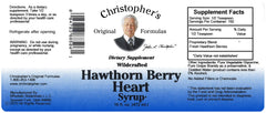 Natural, additive-free hawthorn syrup ingredients for heart health