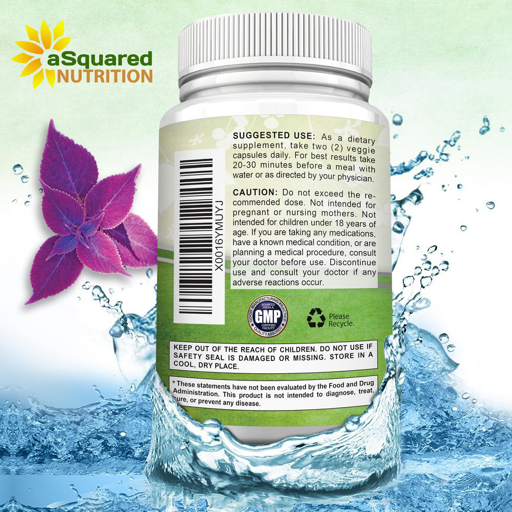Natural ingredients with no fillers in Forskolin formula