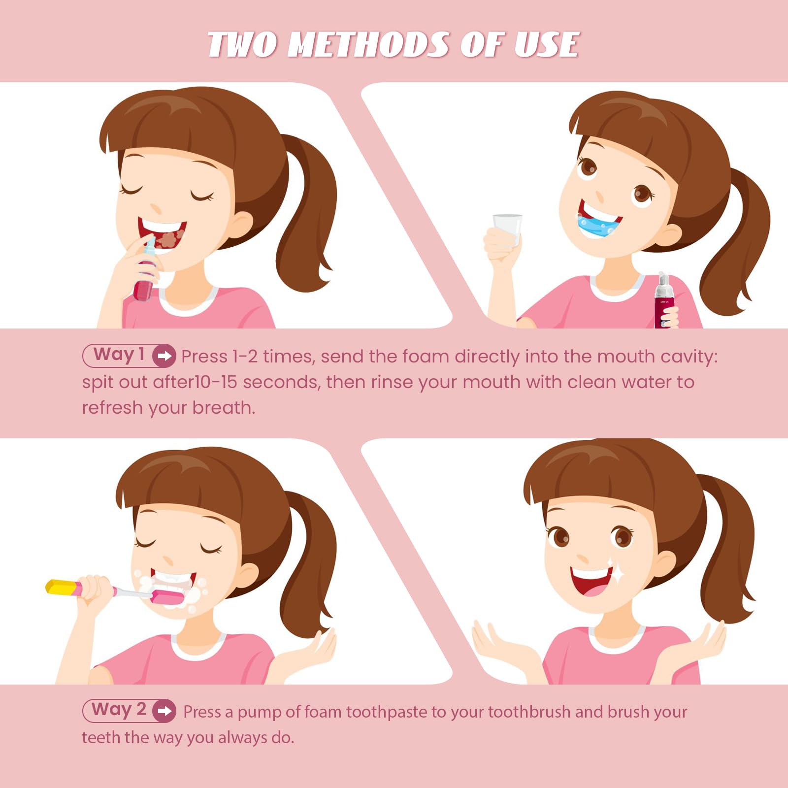 Natural ingredients: xylitol, vitamin C and menthol in kids toothpaste
