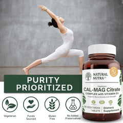 Vegan and gluten-free icons on the Natural Nutra label