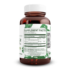 K2 capsules close-up showing 75 mcg per capsule