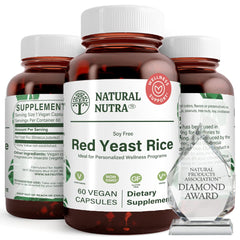 Front view of Natural Nutra Red Yeast Rice Extract 2-pack