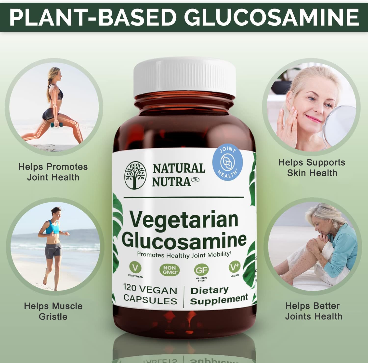 Ingredients and purity of Natural Nutra vegan Glucosamine HCl