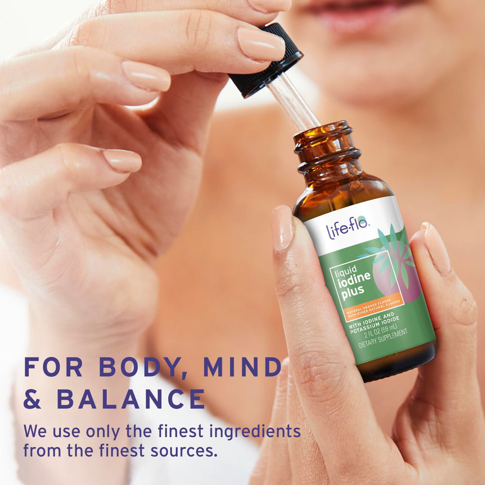 Natural orange flavor of Life-flo Liquid Iodine Plus