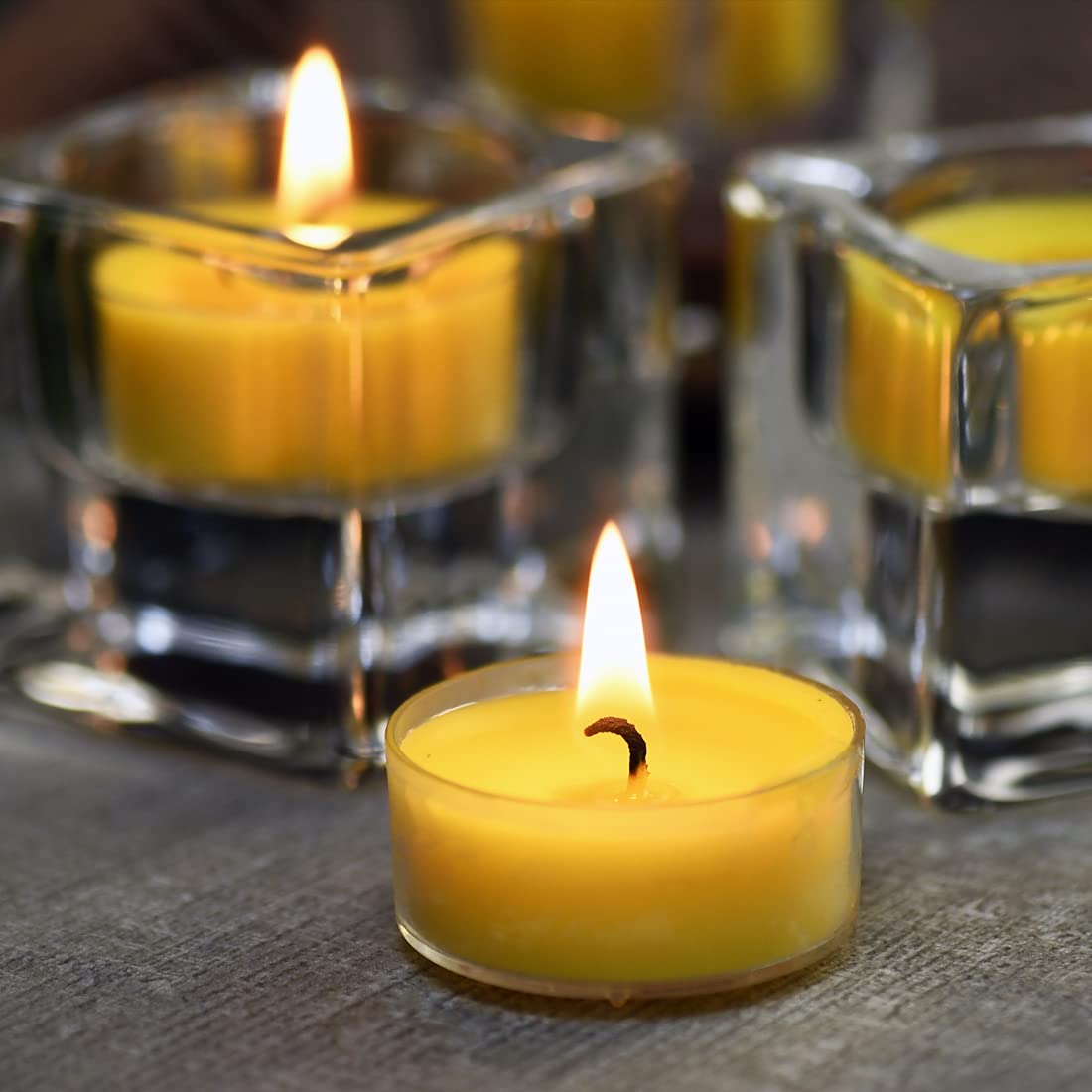 Natural organic soy wax tealights