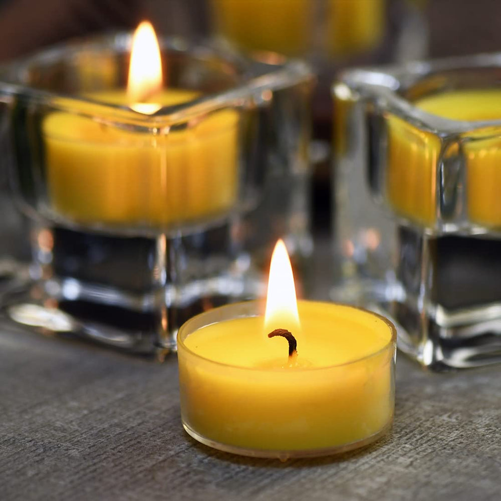 Natural organic soy wax tealights