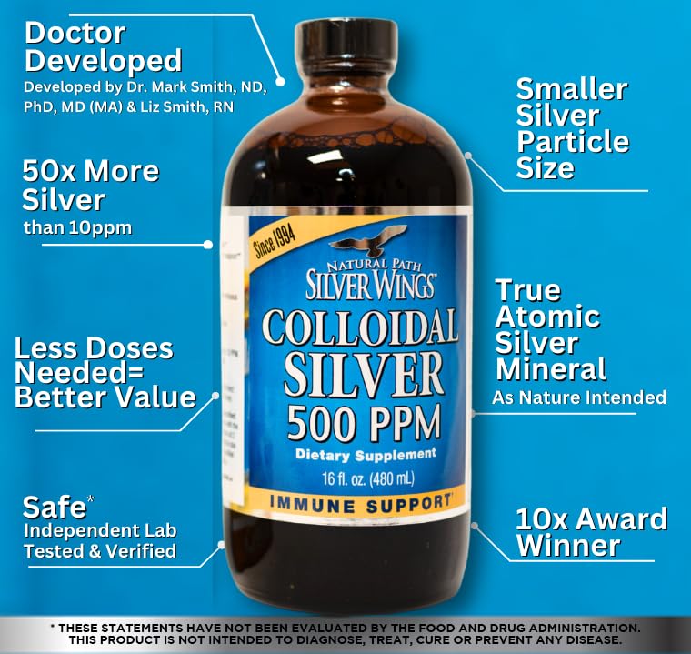 Natural Path Silver Wings product detail on label for quality assurance