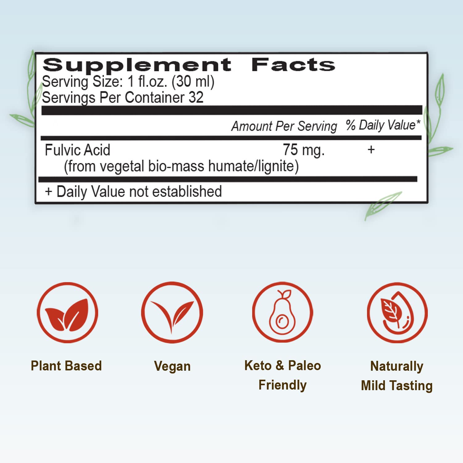 Natural plant-based humic sources used to extract minerals