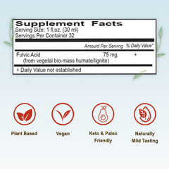 Natural plant-based humic sources used to extract minerals