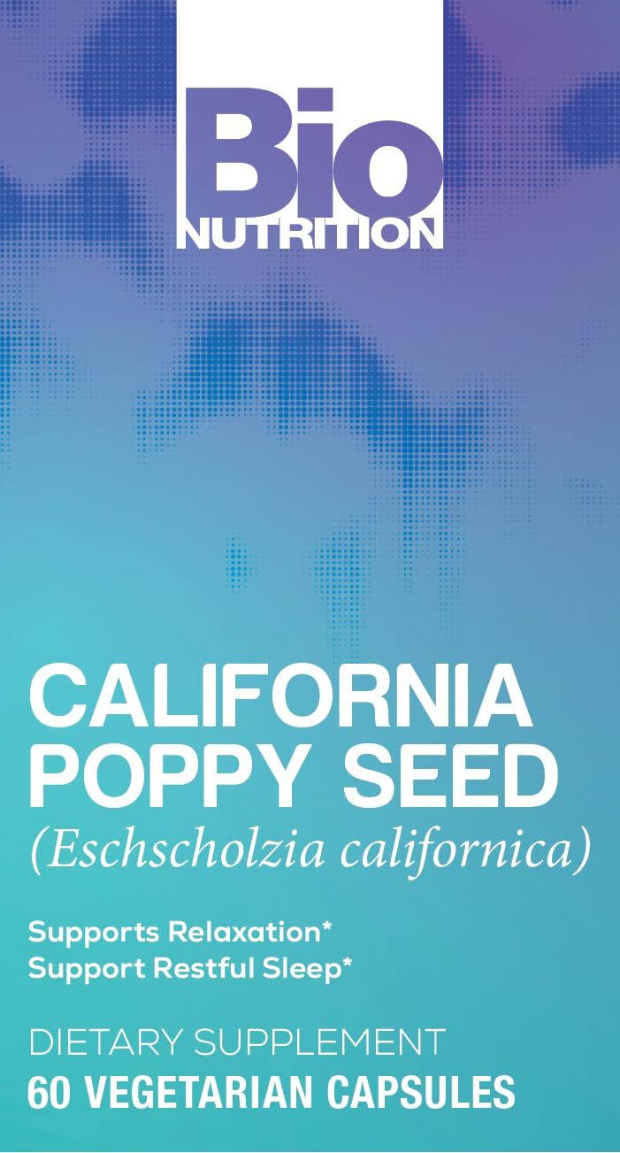 Relaxation concept featuring California Poppy supplement