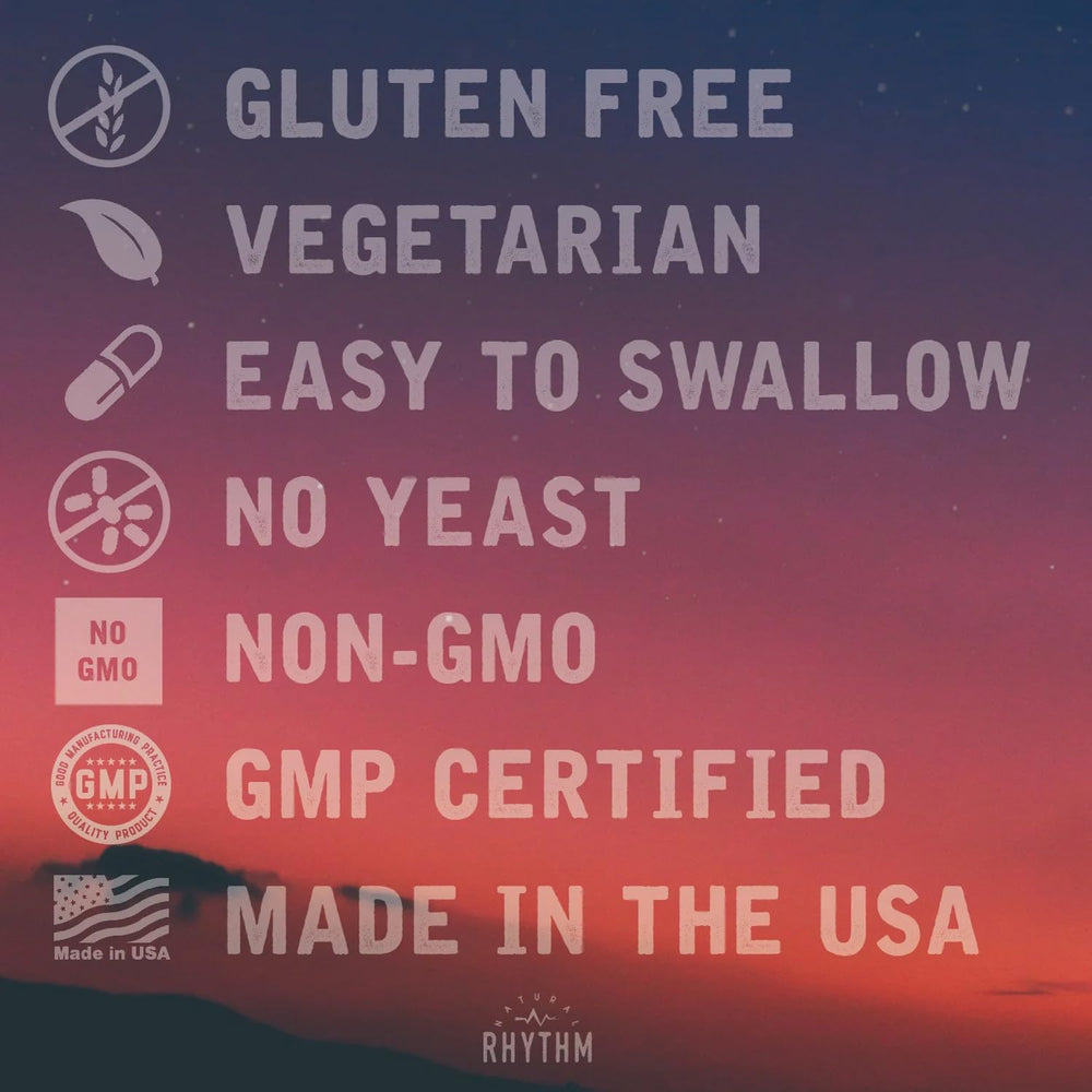 Natural Rhythm branding with product packaging