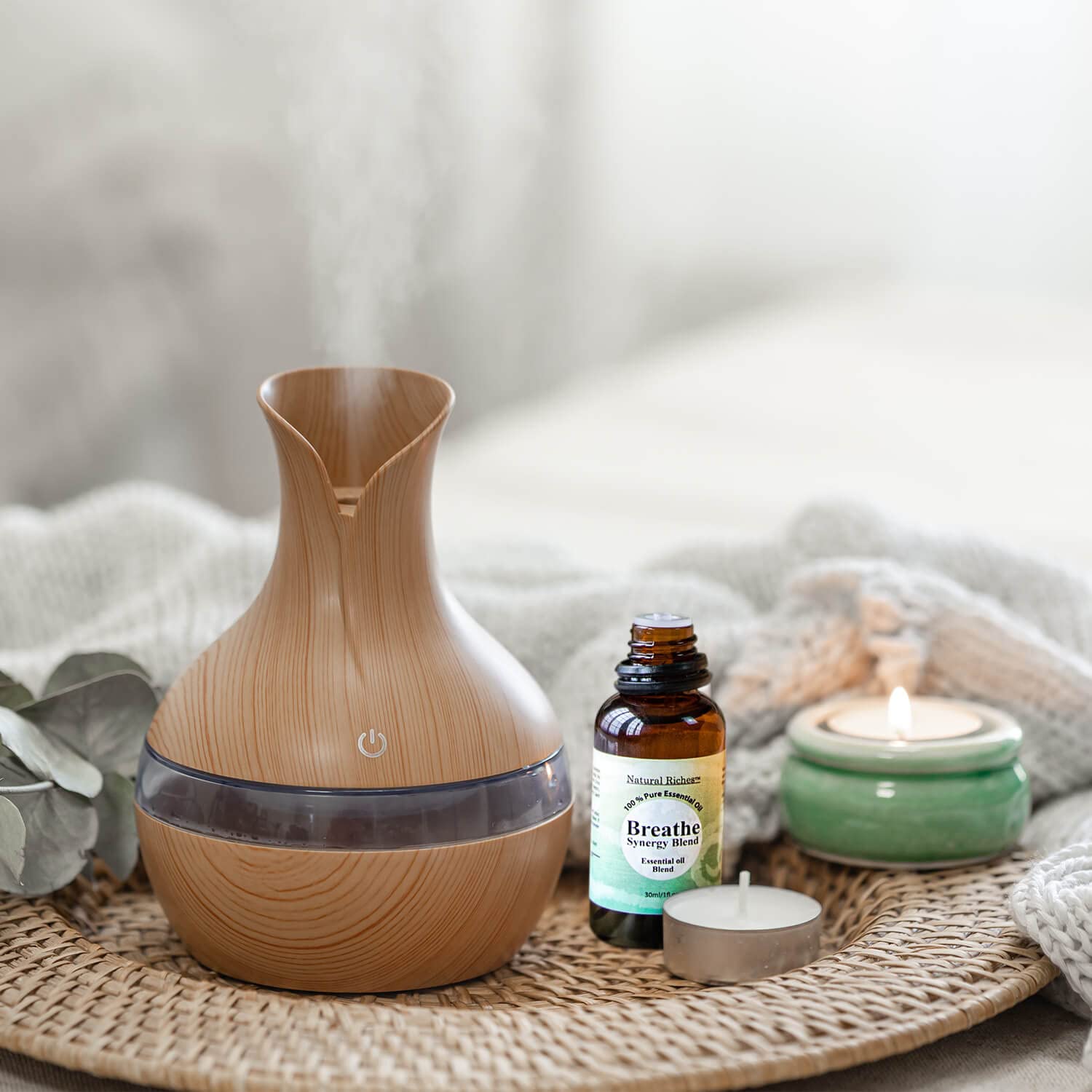 Topical chest use of Natural Riches Breathe Essential Oil Blend