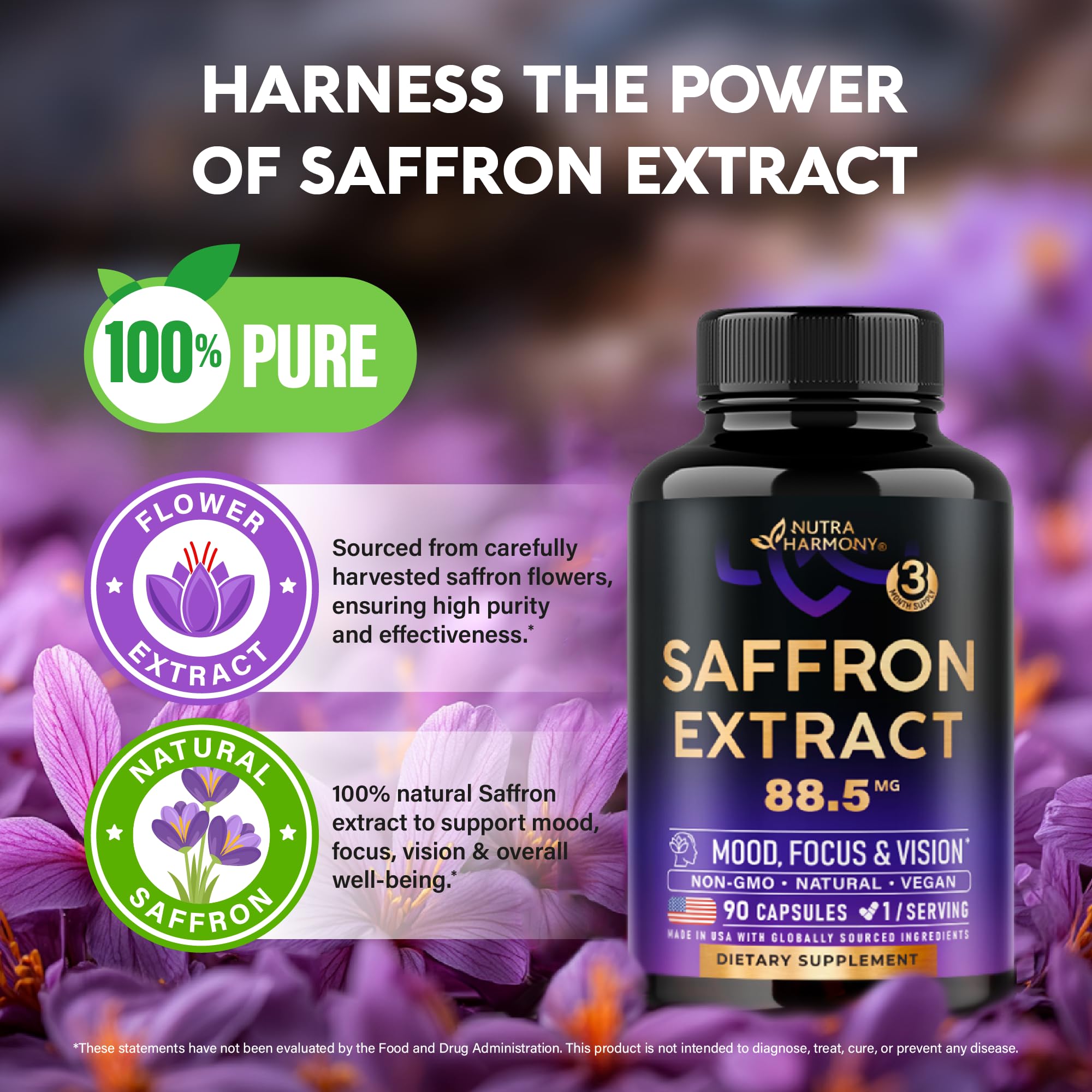 Lifestyle image suggesting improved focus and mood from saffron use