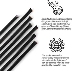 7-stick pouch of NATURAL SHILAJIT Honey Sticks