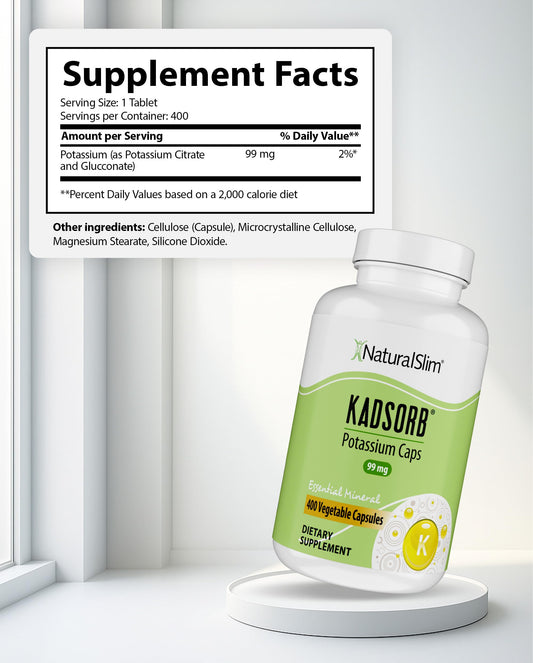 Close-up of highly absorbable potassium citrate formulation
