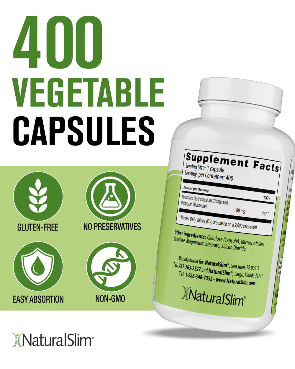 Potassium citrate with gluconate for heart health support