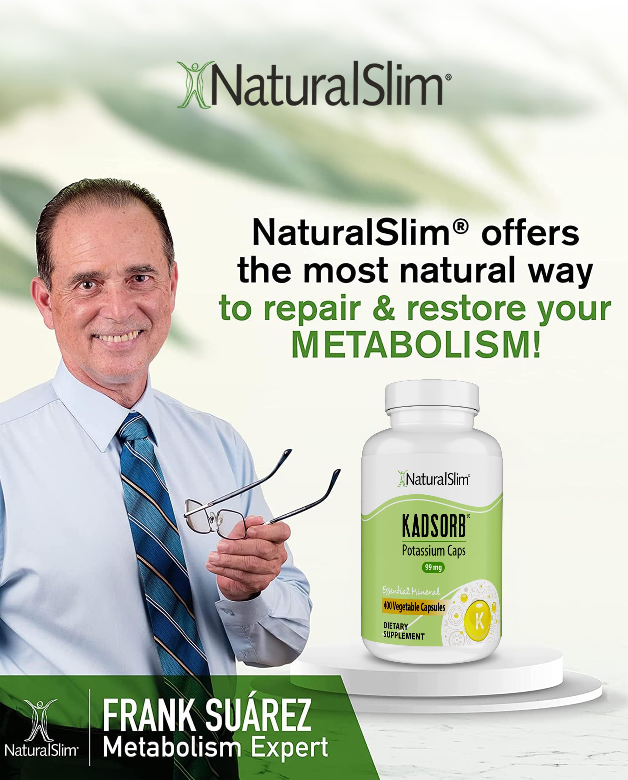 400 capsules per pack Non-GMO potassium citrate supplement