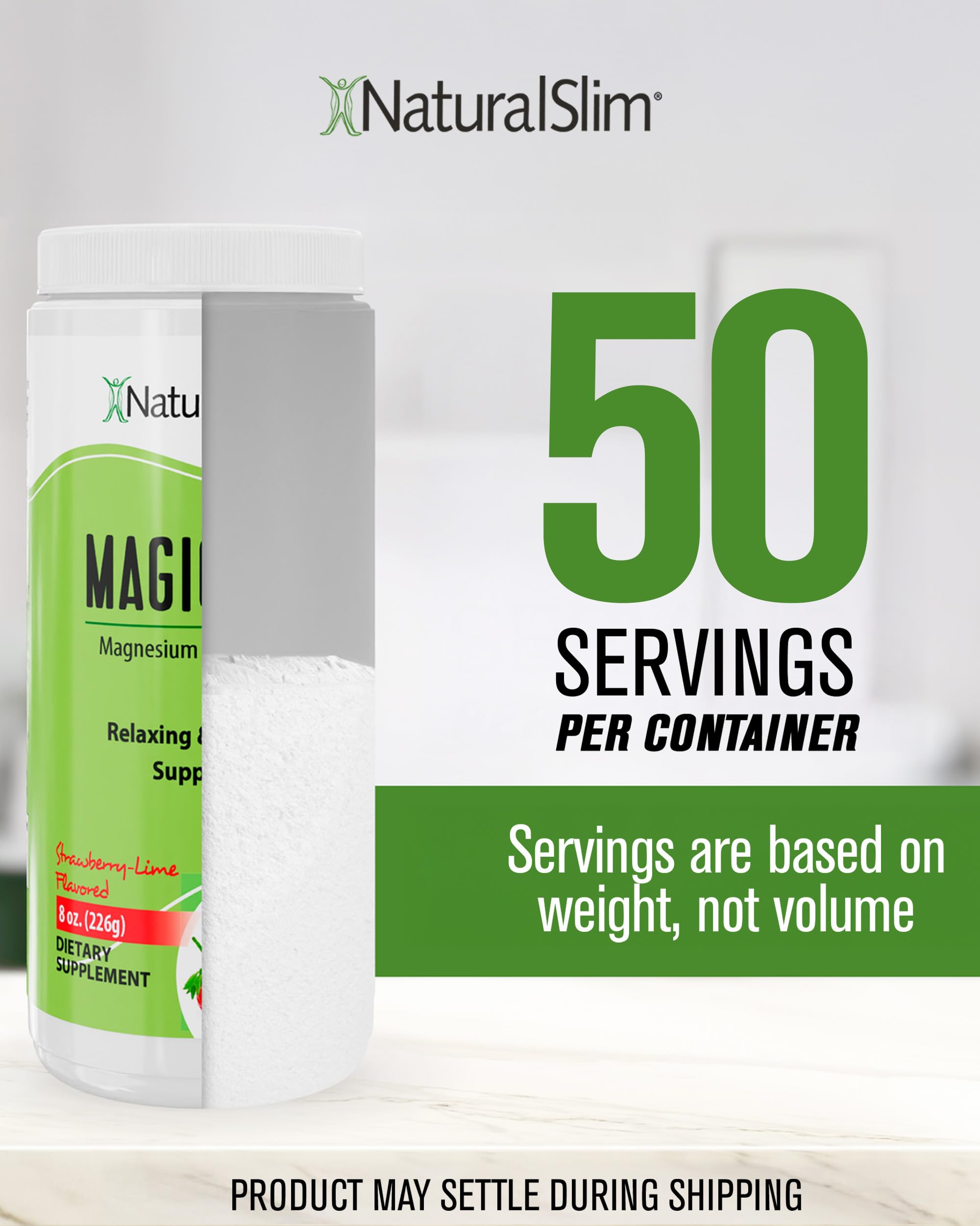 Close-up of Magnesium Citrate and other minerals used in MagicMag