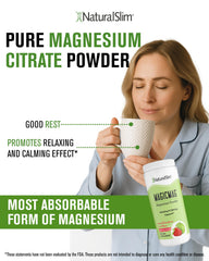 Nutrition label indicating no added sugar on MagicMag Strawberry Lime