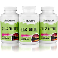 Front view of NaturalSlim Stress Relief supplement bottle