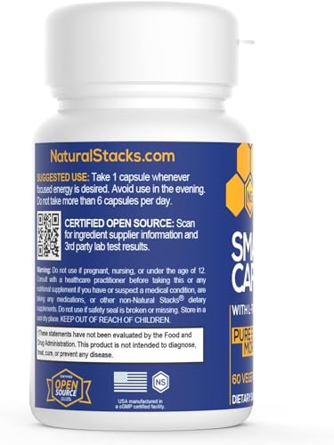 60-capsule bottle viewed from the side
