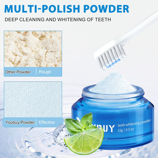 Natural Teeth Whitener powder container