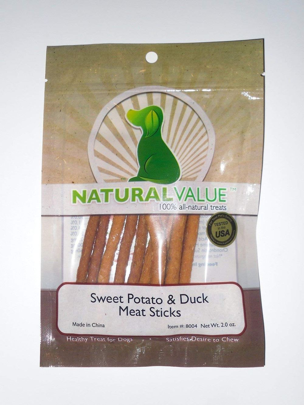 Close-up of Natural Value Sweet Potato & Duck Soft Chew texture