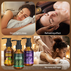 Natural vegan hyaluronic acid massage oil