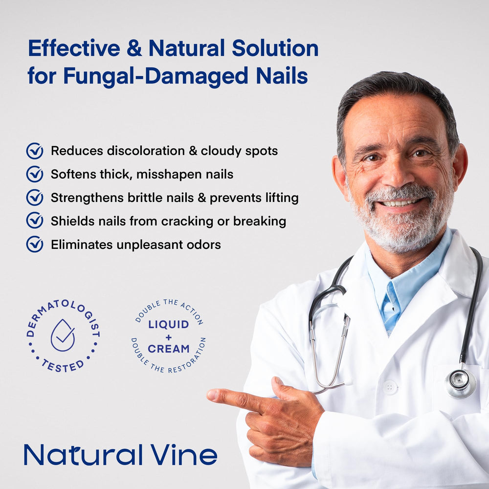 Natural Vine patch on toe demonstrates simple overnight application.