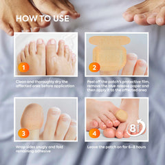 Natural Vine patches fingernail-use scenario emphasizes gentle formula.