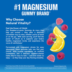 Ingredients panel showing magnesium citrate and natural flavors
