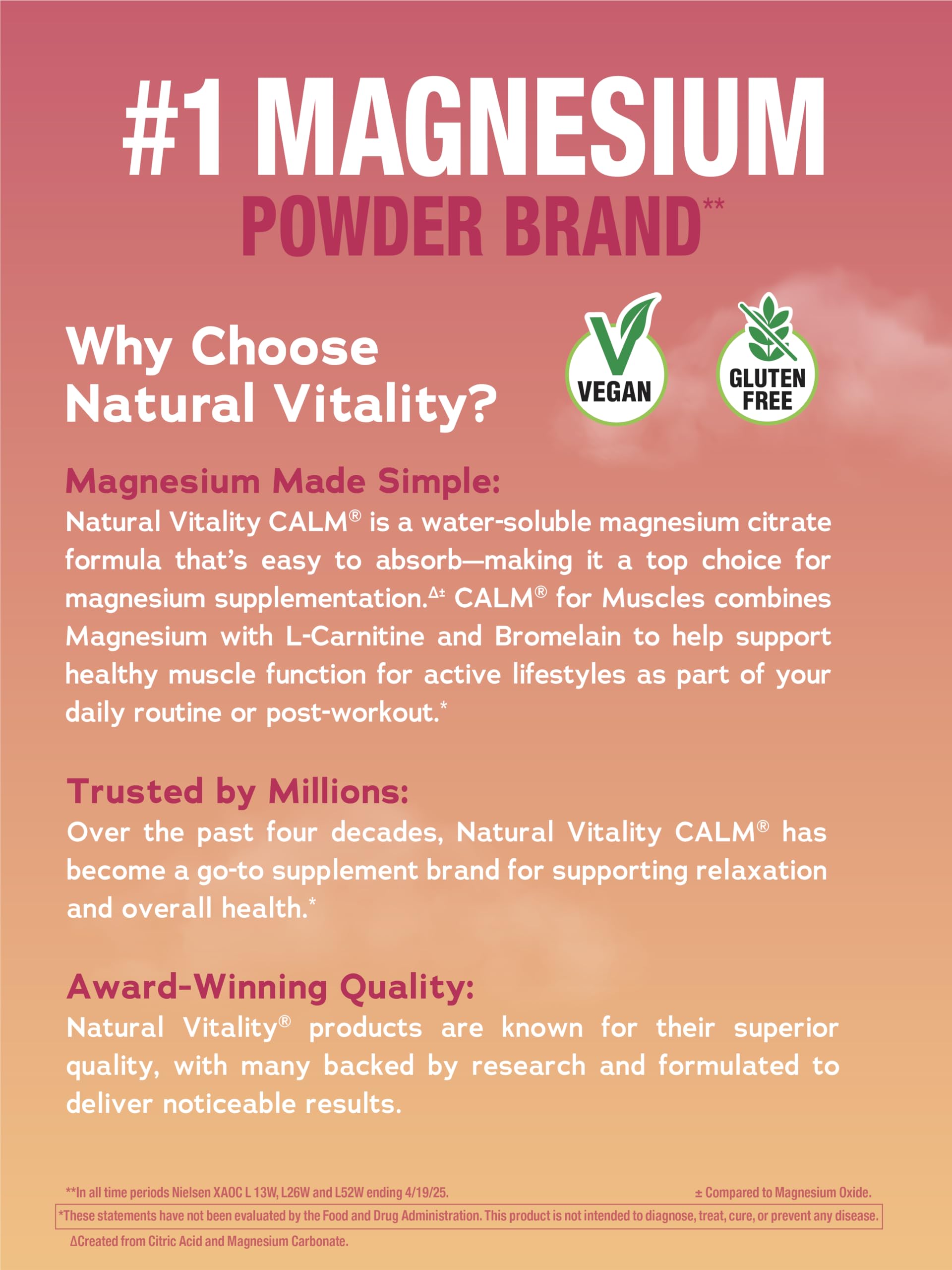 Product packaging for Natural Vitality Calm Specifics Calmful Muscles Watermelon 6 oz