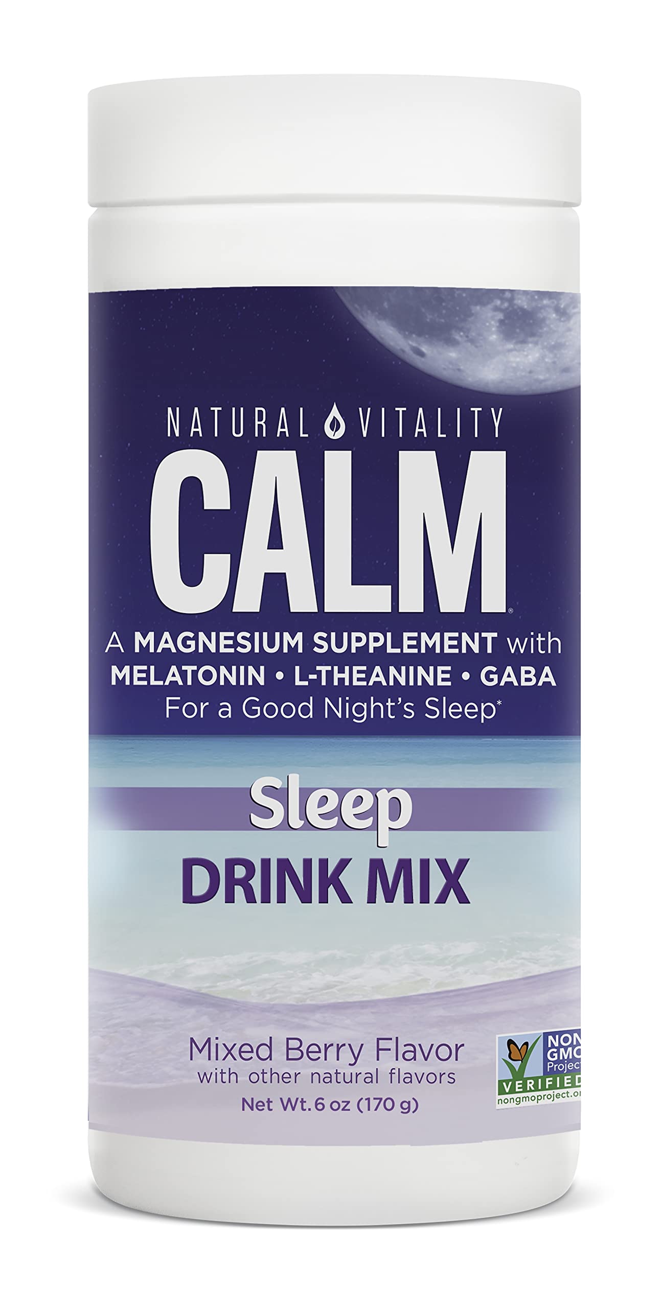 Natural Vitality Calmful Sleep mixed berry flavor bottle 6 oz