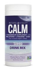 Natural Vitality Calmful Sleep mixed berry flavor bottle 6 oz