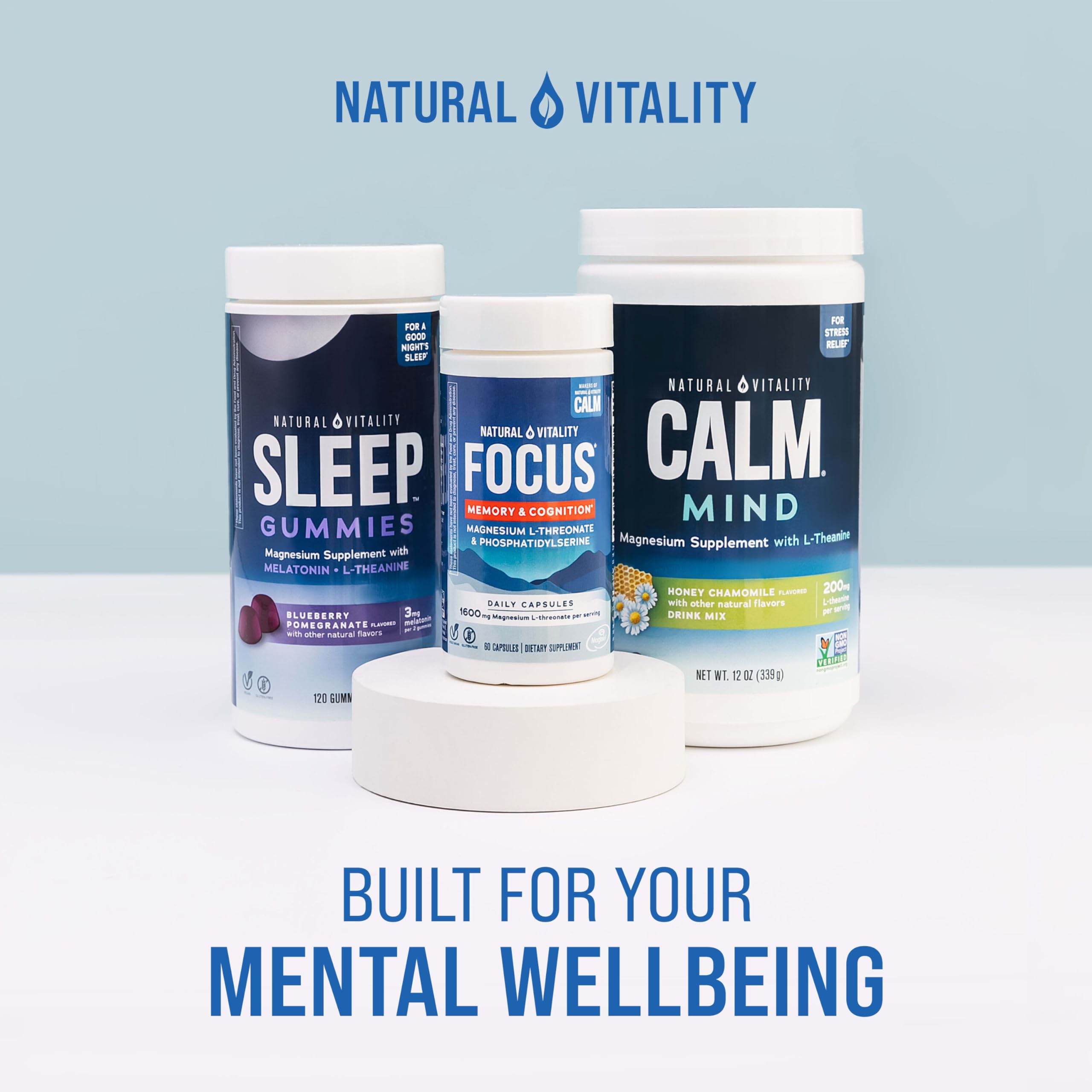 Magnesium L-Threonate components in Natural Vitality Focus
