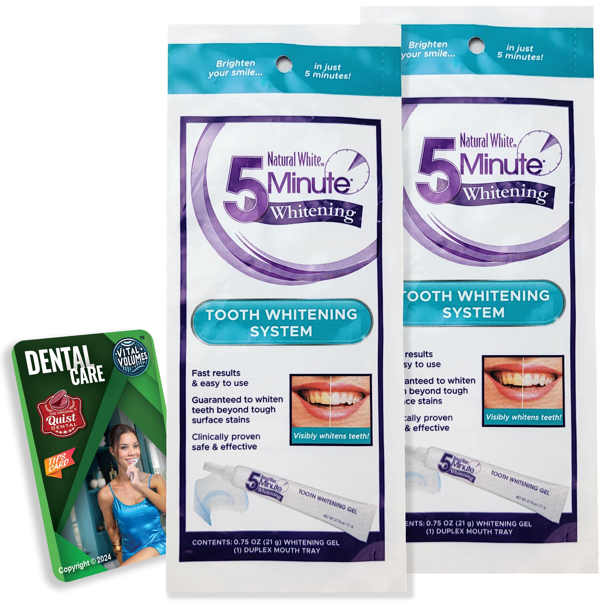 Natural White 5 Minute Whitening Lornamead 0.75oz whitening gel