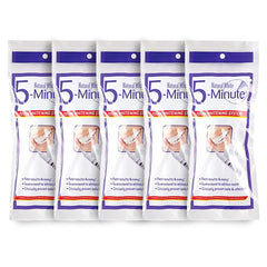 5-pack Natural White 5-Minute Teeth Whitening Kits packaging